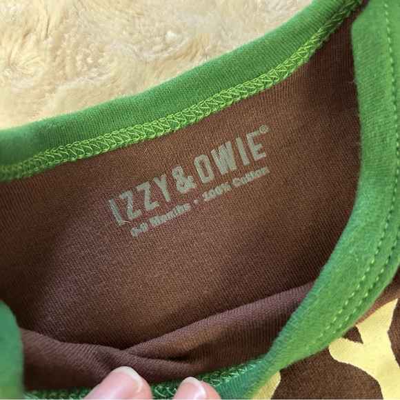 Izzy & Owie Camouflage Sleep Gown Knotted Bottom Camo Buck Deer Size 0-9 Months - Picture 3 of 4